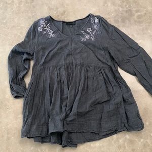 Baby doll 3/4 sleeve top